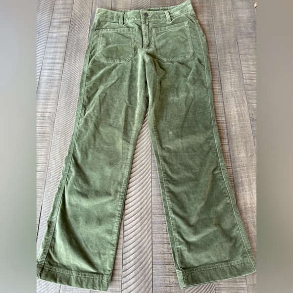 Free People - High Time Velvet Cropped Kick Flare Pants Women’s Size 10 (NWOT) - Picture 8 of 13